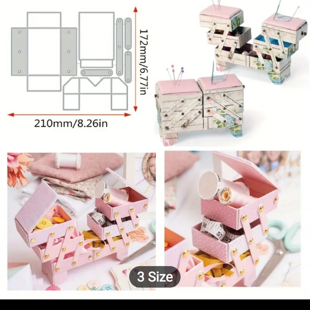 Sewing box metal die